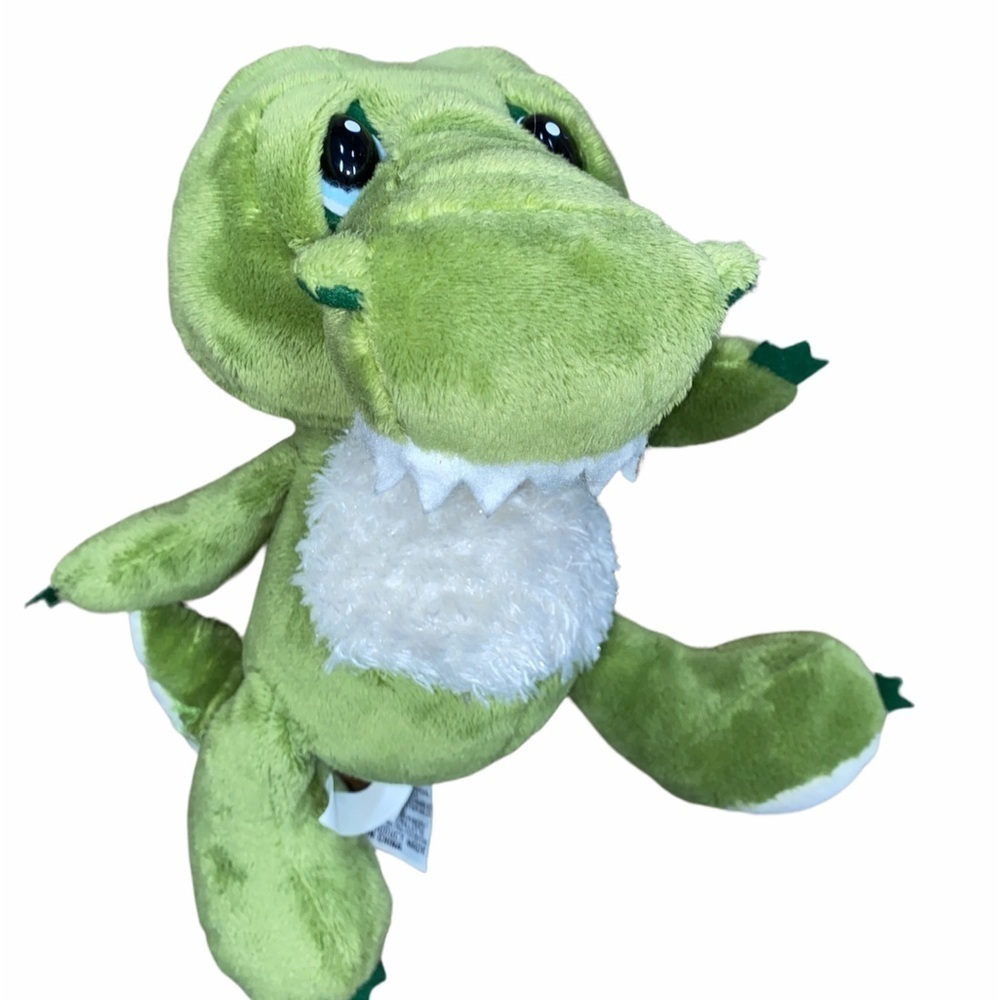 GANZ green alligator plush